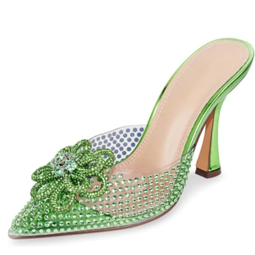 Lime Green Mules
